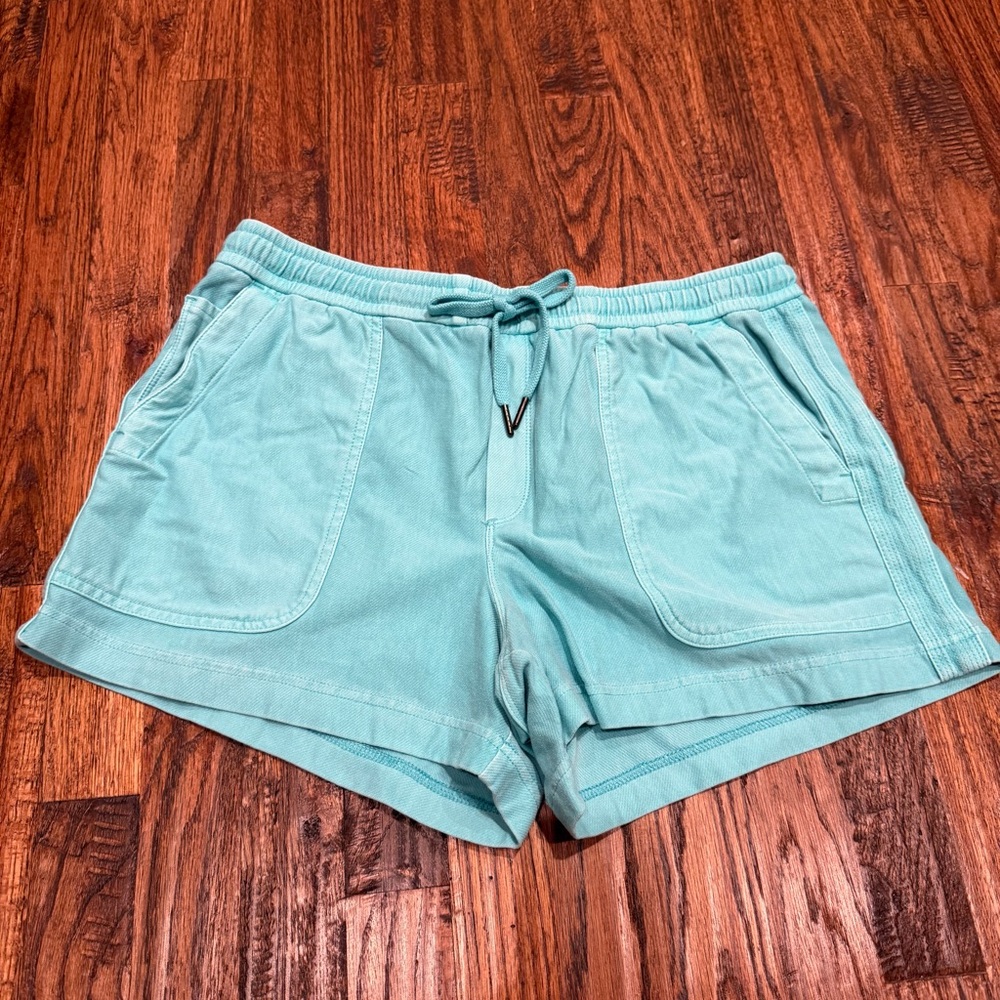 Athleta Farallon Shorts Garment Dye Blue